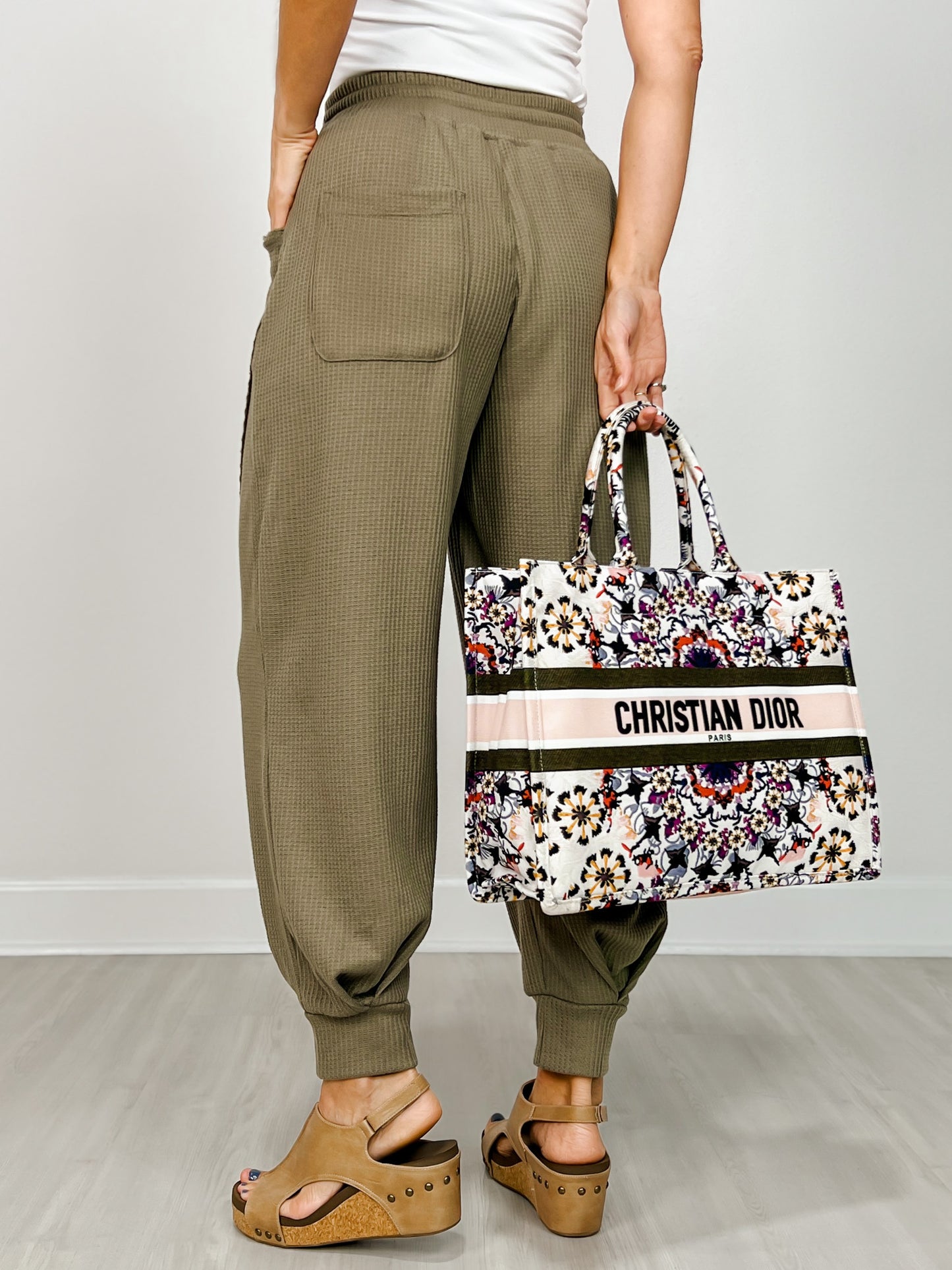 Waffle Cocoon Curve Jogger