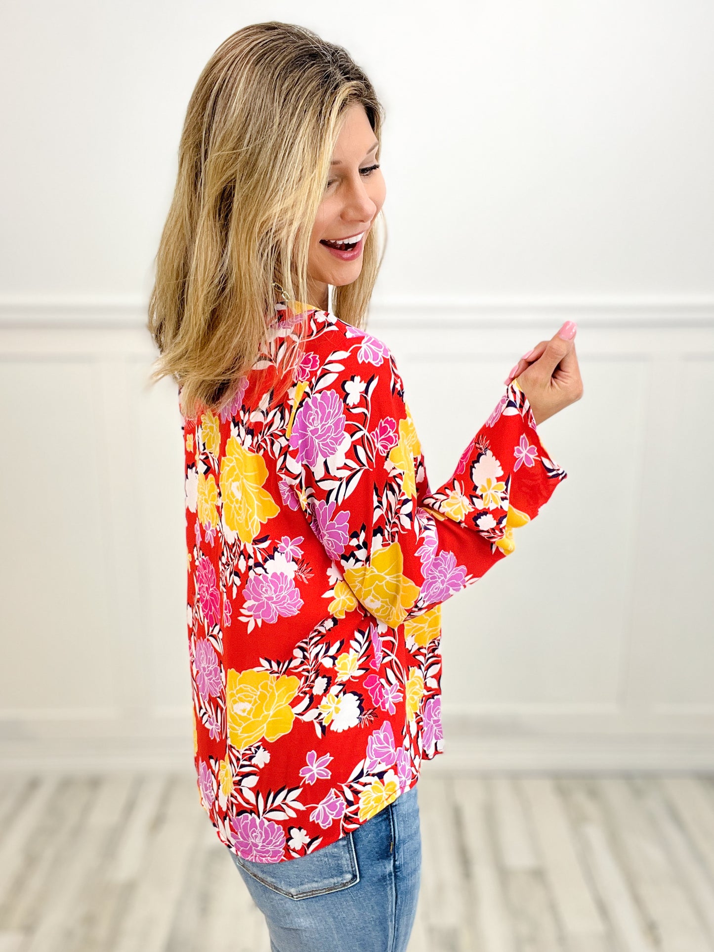 Take this Moment Floral Blouse