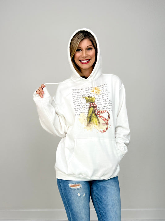 Christmas Star Grouch Hoodie