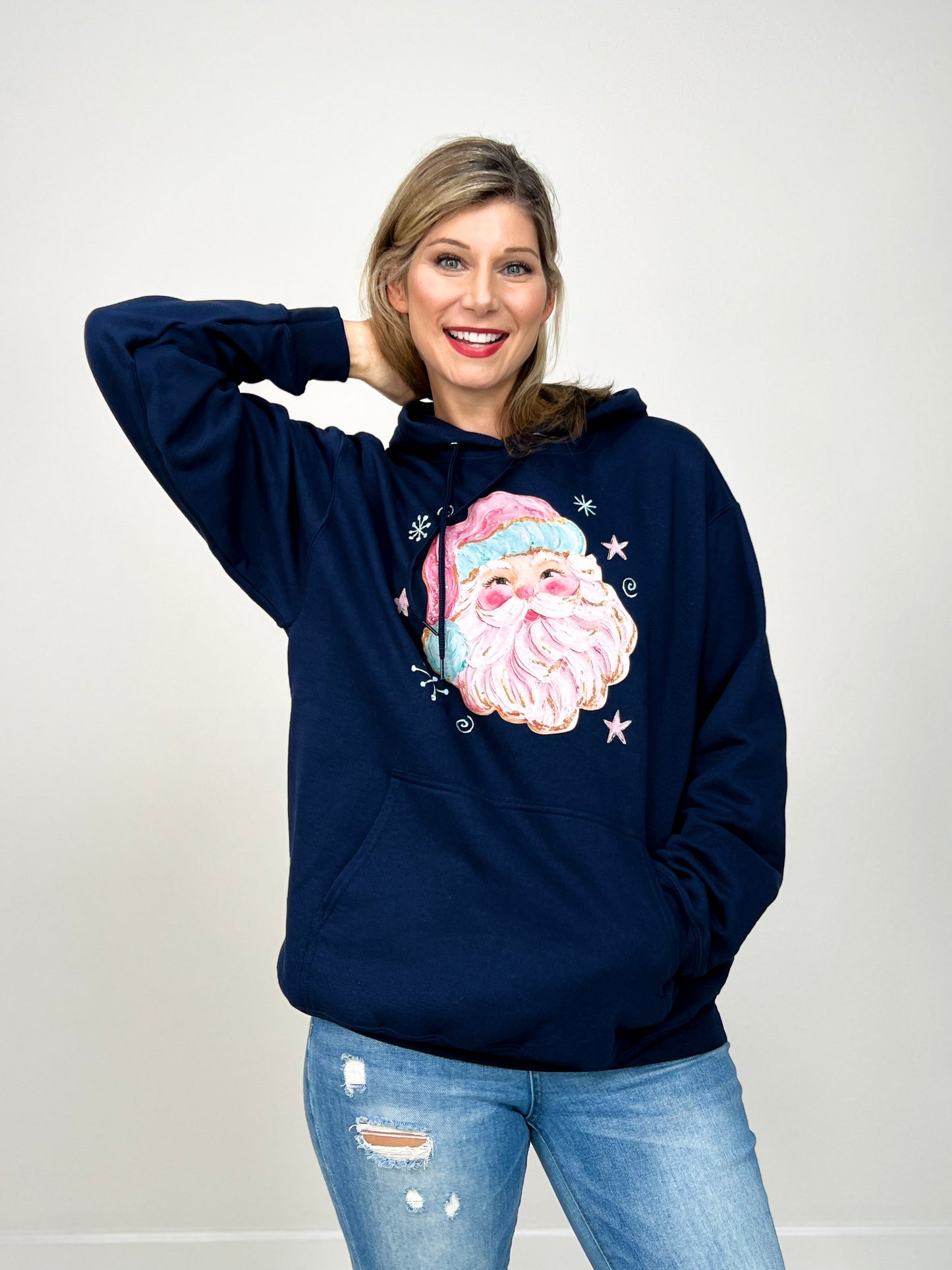 Painted Santa Hoodie