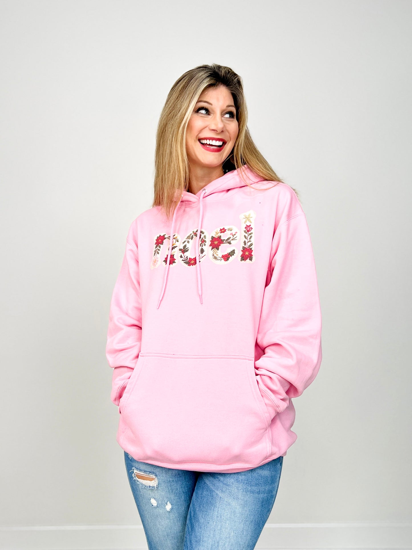 Stitched Noel Hoodie