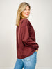Pigment Washed Cotton Edge Long Sleeve Crew Top GRP A