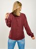 Pigment Washed Cotton Edge Long Sleeve Crew Top GRP A