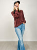 Pigment Washed Cotton Edge Long Sleeve Crew Top GRP A