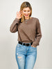 Pigment Washed Cotton Edge Long Sleeve Crew Top GRP B