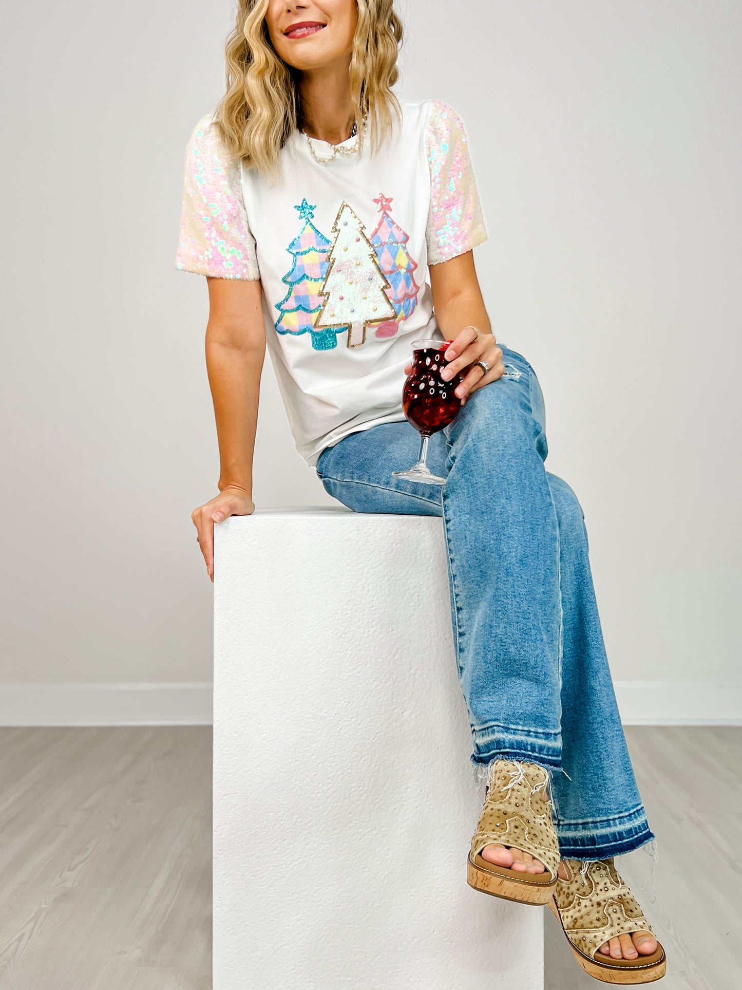 Festive Forest on Princess Top