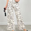 Floral Print Stretch Pants