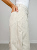 Mid Rise Barrel Pin Stripe Pants
