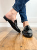 Corkys It's Fall Y'all Slide Loafer Shoes in Black Patent