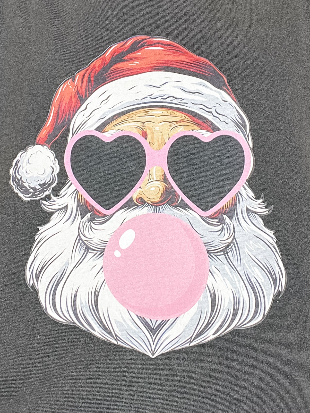 Bubblegum Santa Graphic Tee