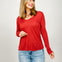 Slub Knit Scoop Neck Long Sleeve Top - Group A