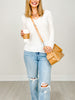 Slub Knit Scoop Neck Long Sleeve Top - Group B