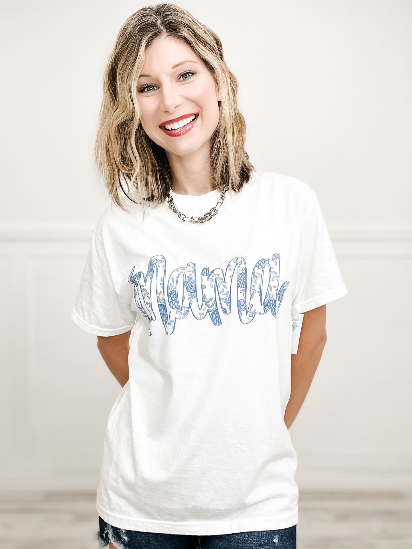 China Pattern Mama Graphic Tee