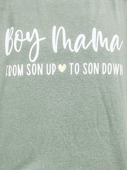 Boy Mama Gold Foil Graphic Tee