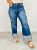 Risen ALL OR NOTHING High Rise Ankle Wide Cuffed Jeans