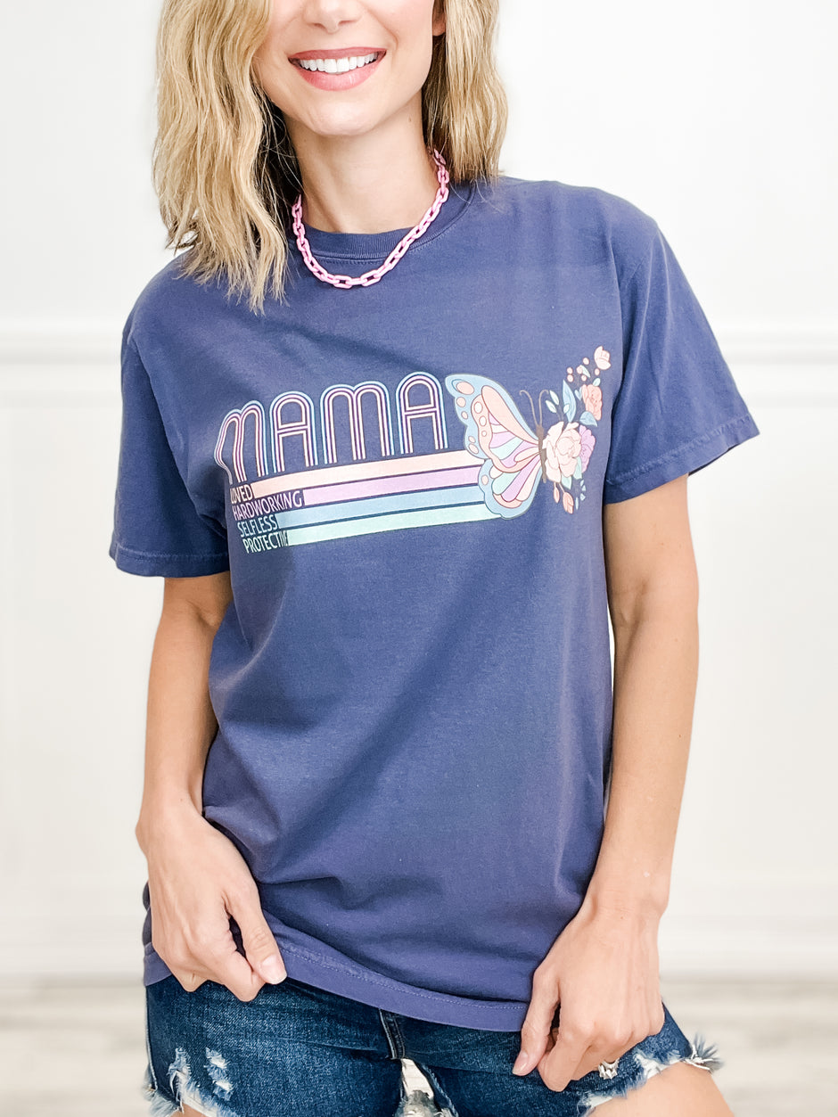 Loved, Hardworking, Selfless Mama Graphic Tee