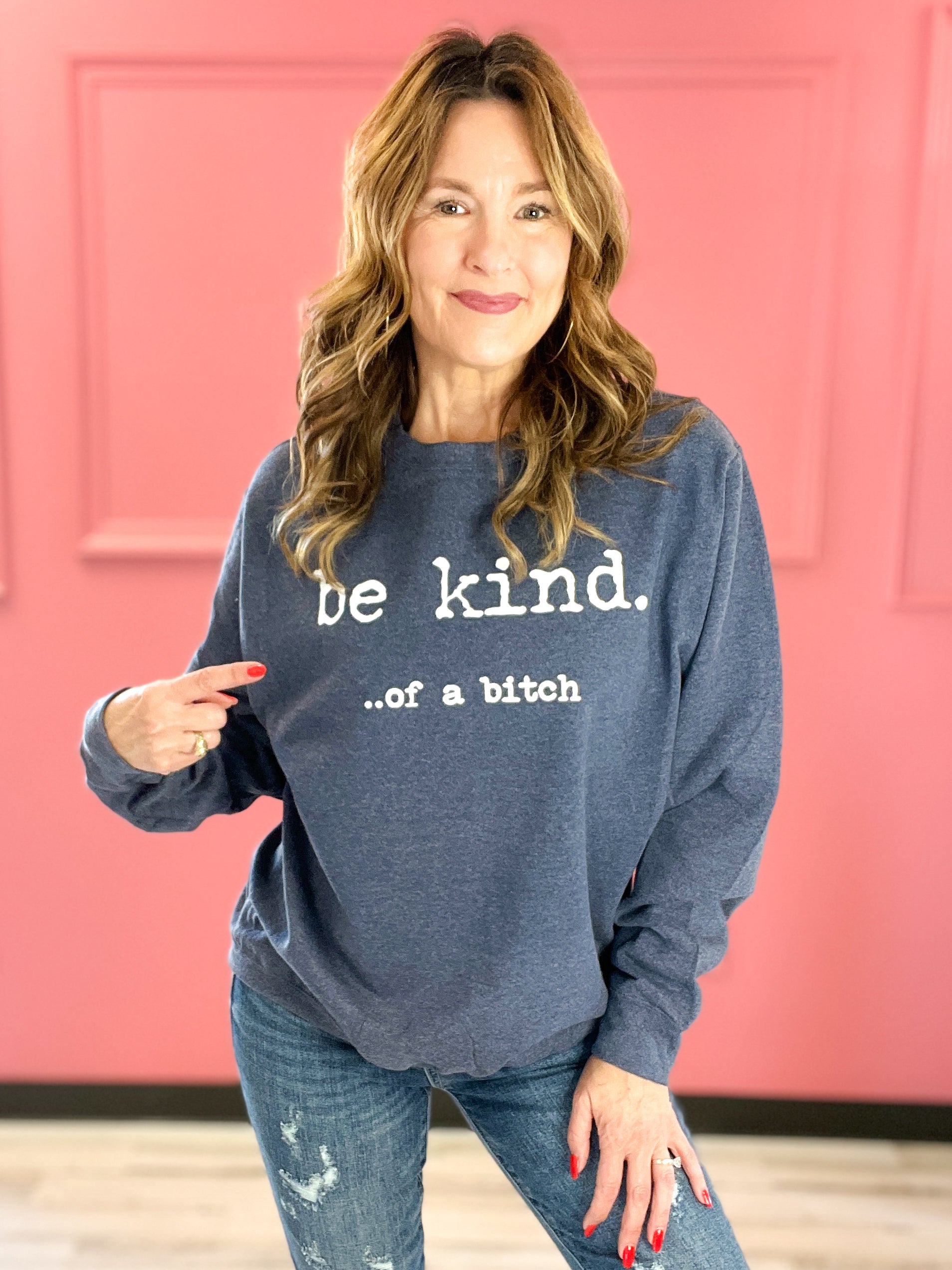 Be Kind... Graphic Tee Sweatshirt