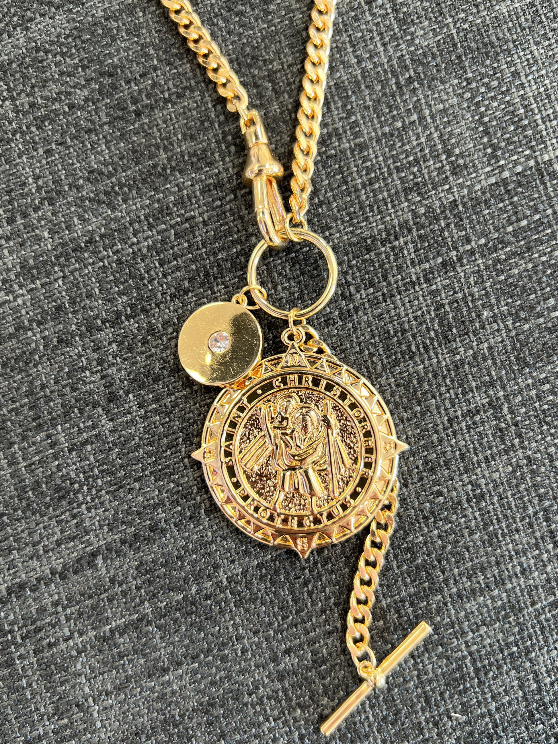 "Iris" Necklace in Gold & White Gold