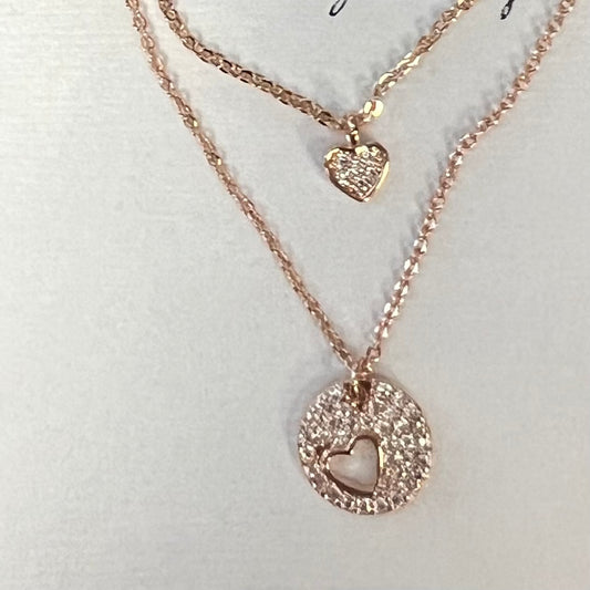 Circle Heart Necklace