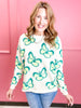 Butterfly Jacquard Pullover Sweater