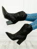 MIA Wilda Pointy Toe Short Western Boots in Black