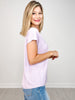 Short Sleeve Modal Basic Boat Neck Top