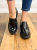 Corkys Keeper Loafer Shoe in Black Patent