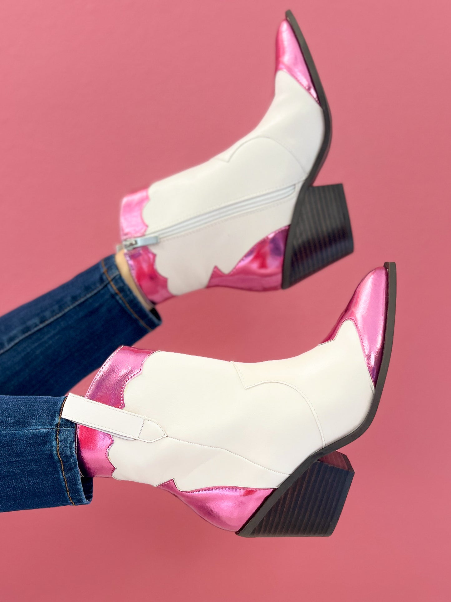 Corkys Once Chance Boots in Pink & White – Emma Lou's Boutique