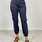 Mica Denim High Rise Jogger in Charcoal Grey