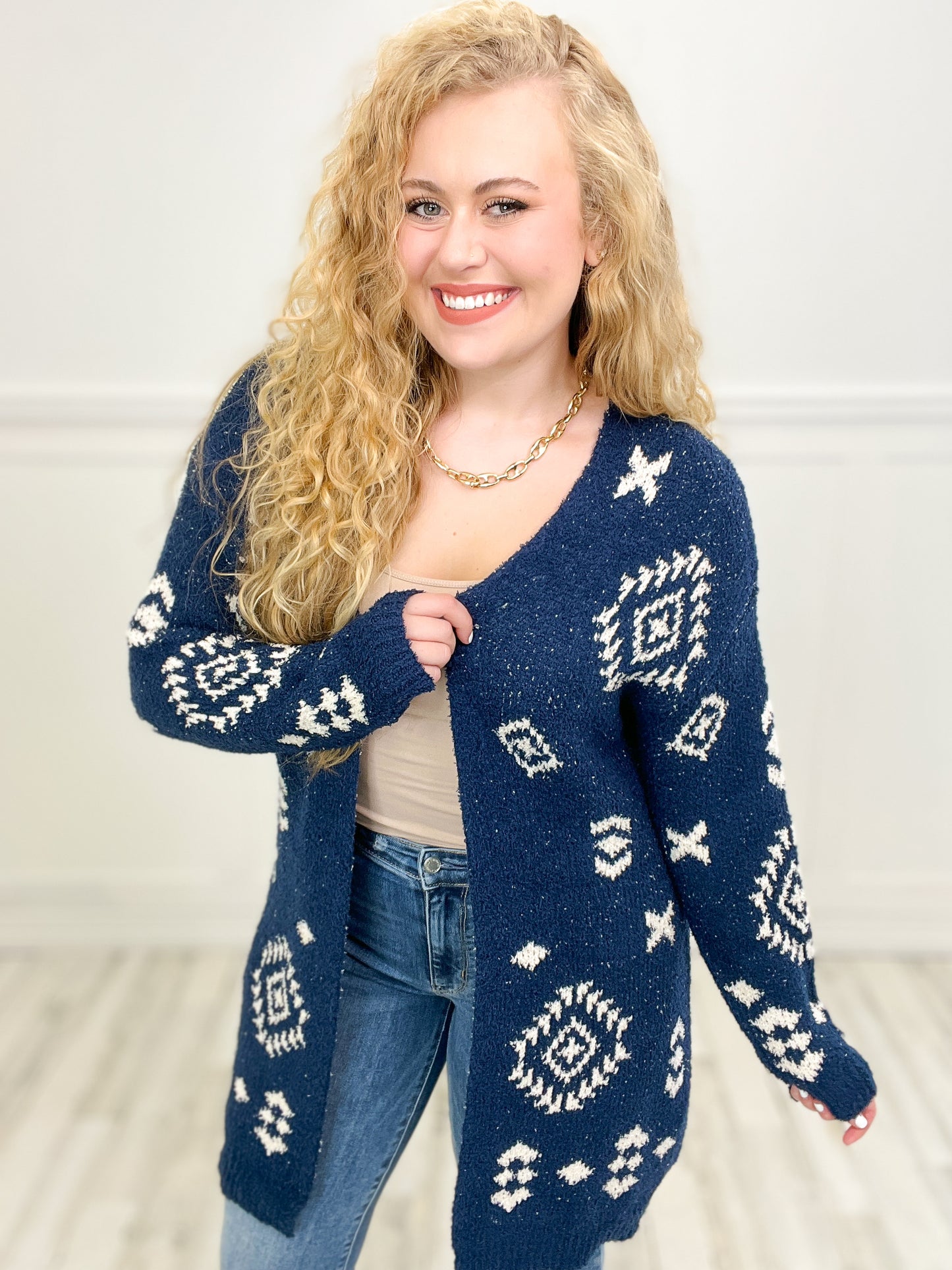 Open Front Cozy Cardigan