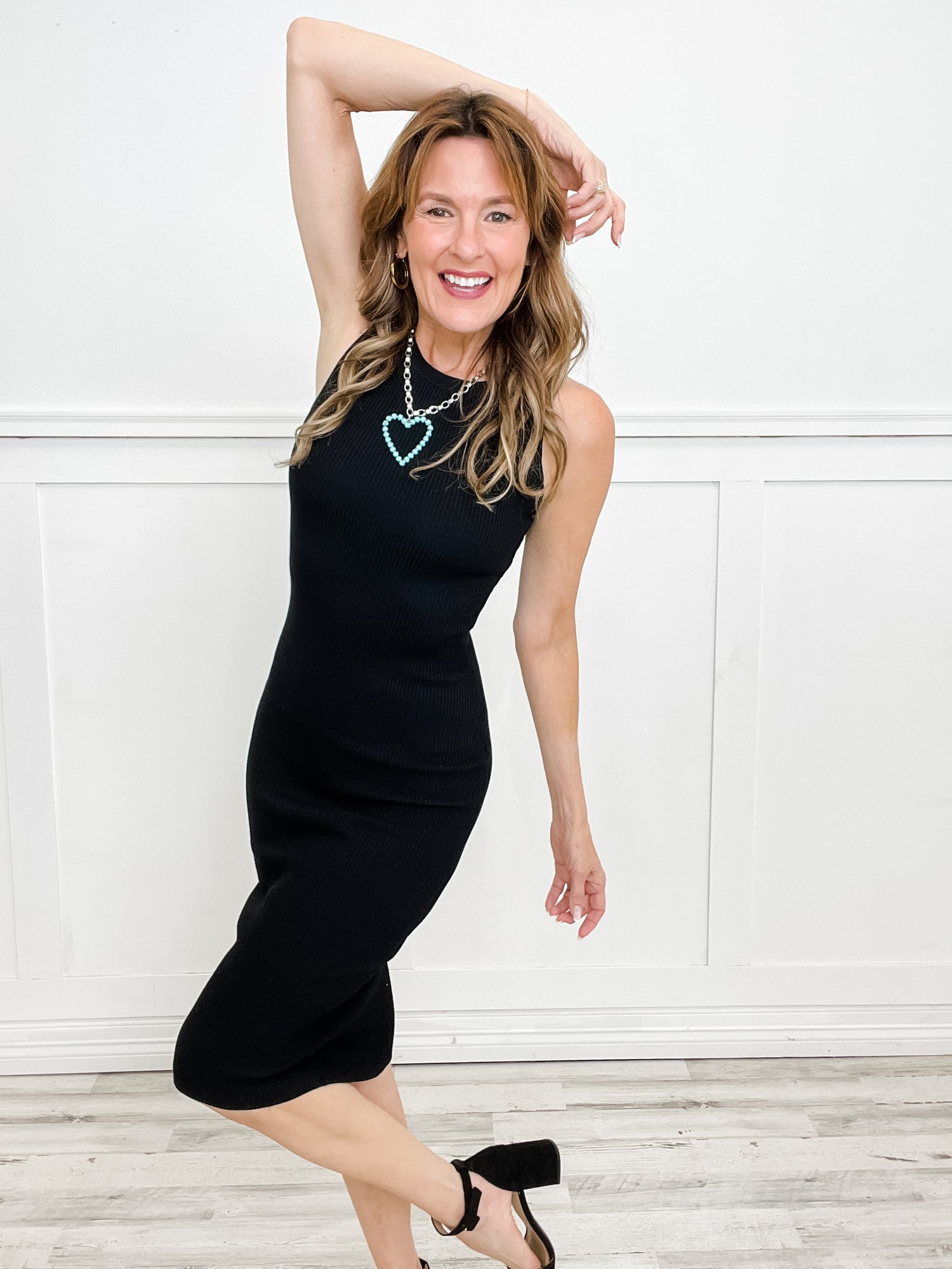 RIBBED KNIT TANK MIDI DRESS Emma Lou's Boutique RIBBED KNIT TANK MIDI DRESS Emma Lou's Boutique