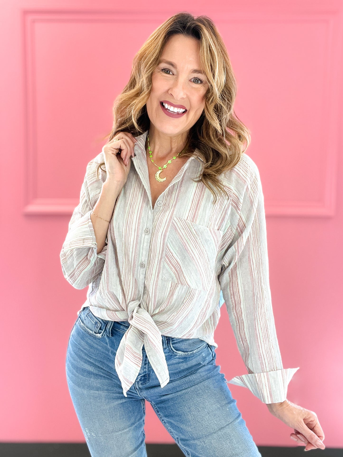 Cottage Cutie Button Down Top