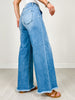 Risen Saylor Drawstring Wide Leg Jean