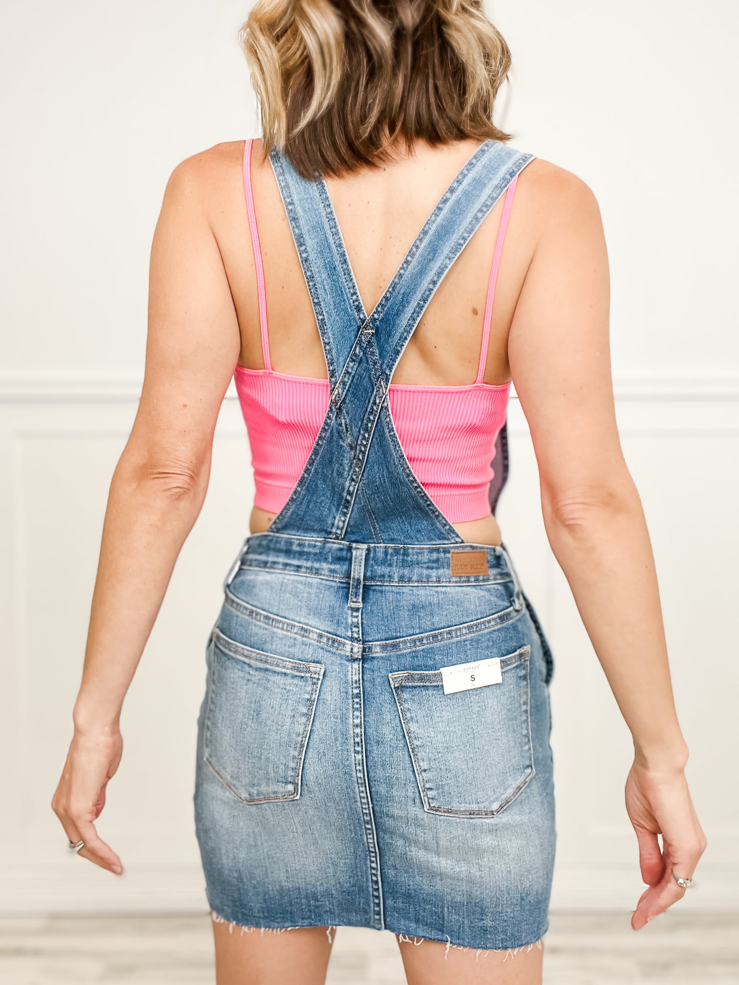 Judy Blue Tanya High Waist Overall Denim Skirt