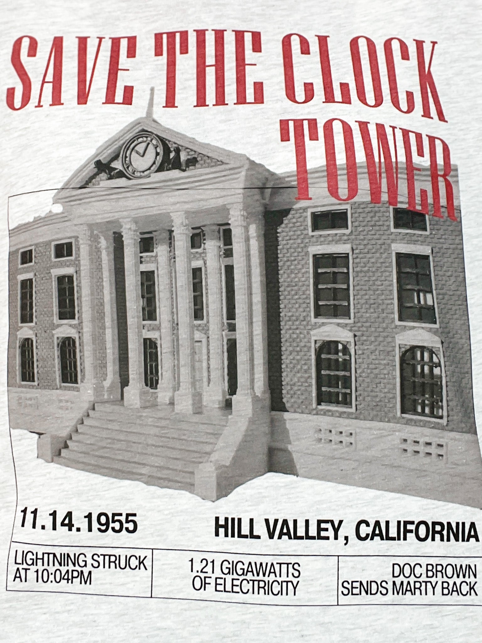 Save The Clock Tower Graphic Tee