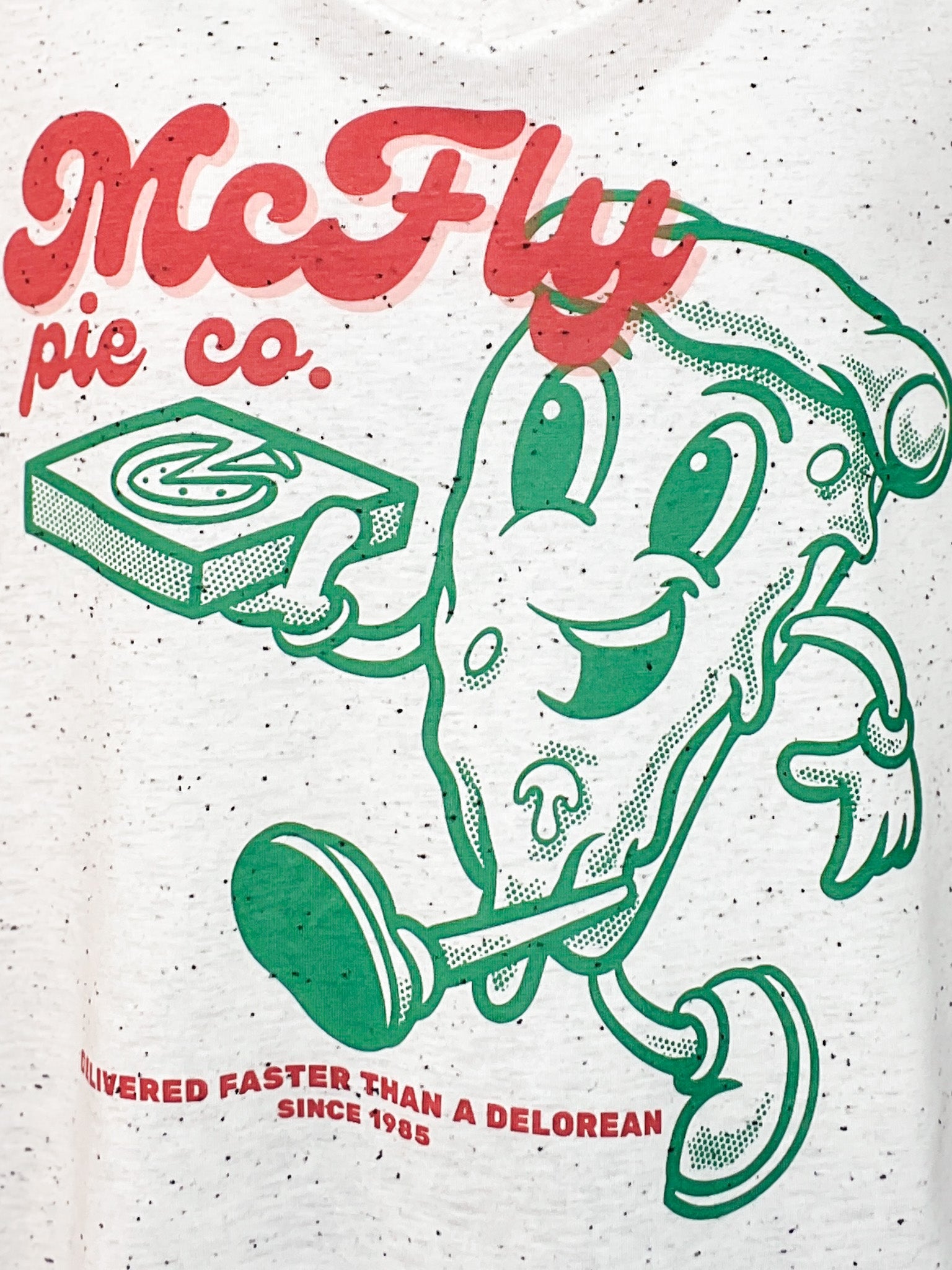 McFly Pizza Company V-Neck Graphic Tee