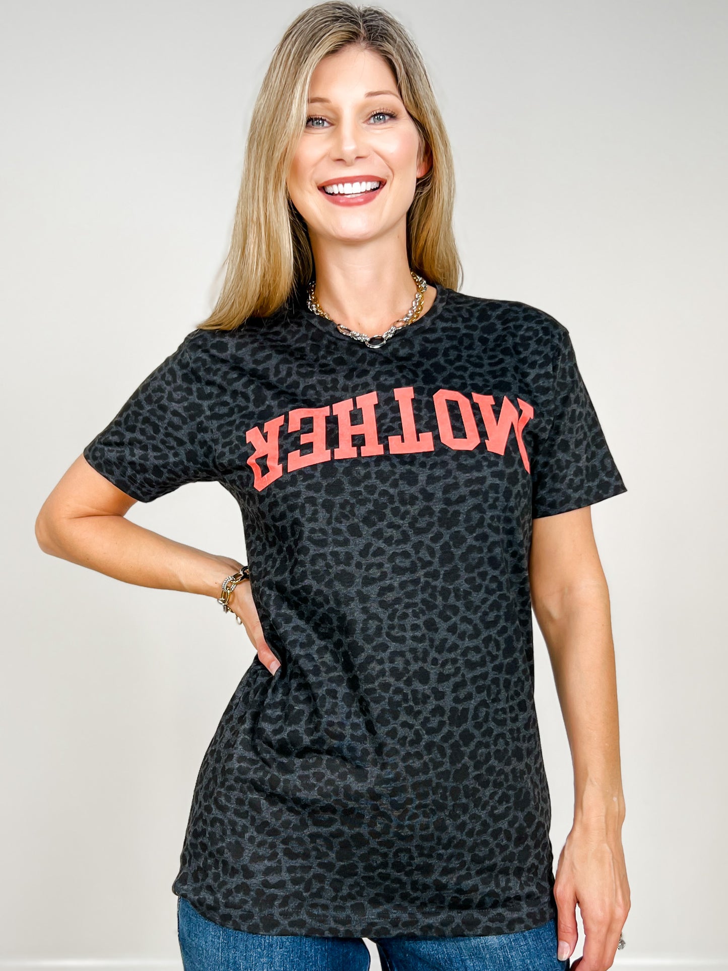 Upside Down Mother Trendy Graphic Tee