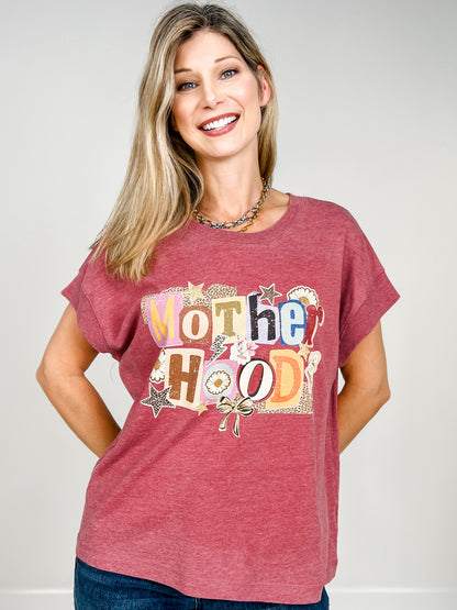 Grunge Motherhood Graphic Tee