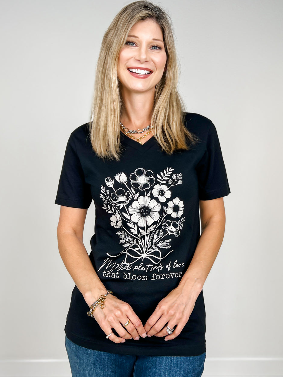 Mother Plant Seeds Of Love Graphic Tee