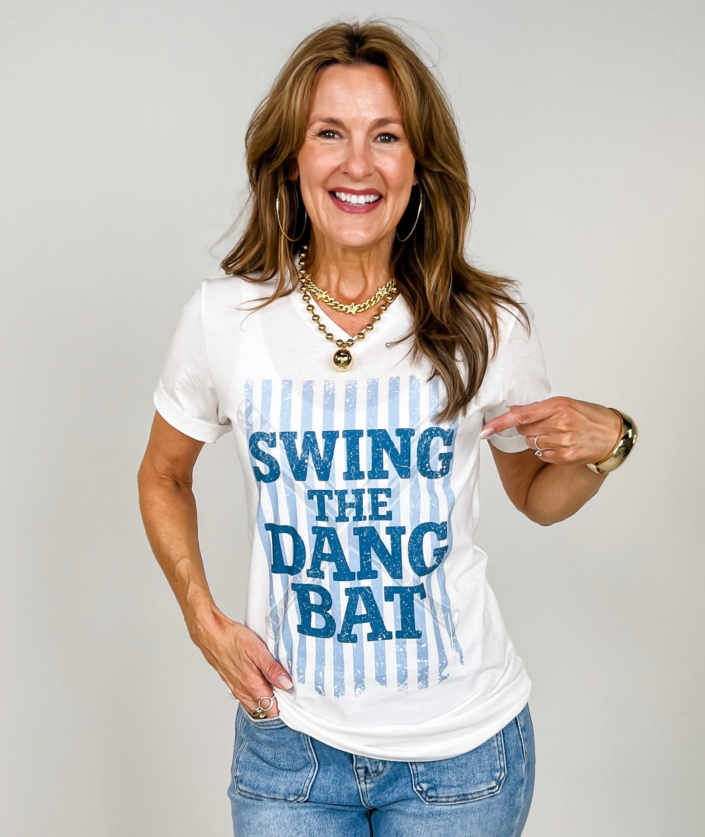 Swing The Dang Bat Graphic Tee
