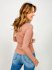Baby Rib Long Sleeve Top With Thumb Holes