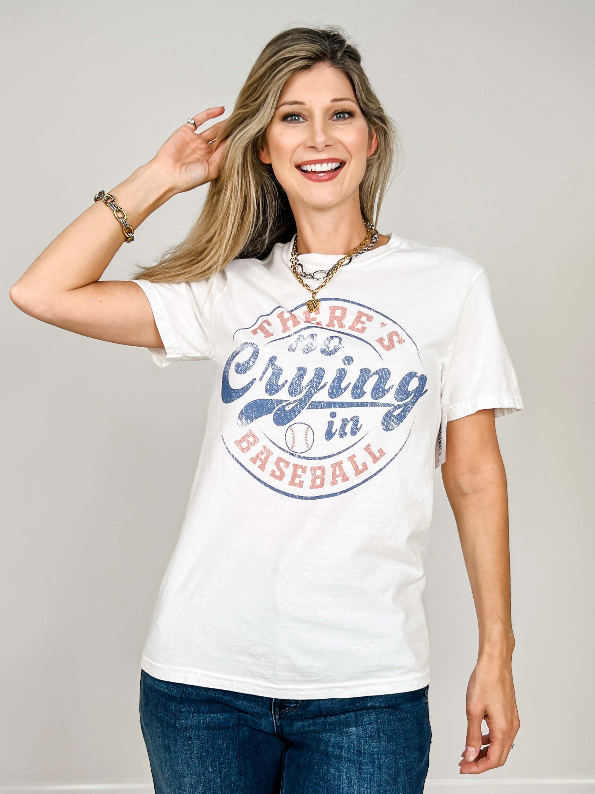 No Crying In Baseball Graphic Tee