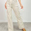 MICA Super High Loose Fit Straight Striped Jeans