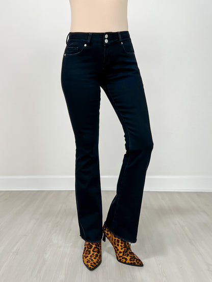 MICA Denim Mid Rise Slim Boot Cut Jeans
