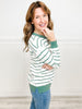 SPRUCE STRIPED PULLOVER SWEATER