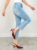 MICA Denim Mid Rise Cigarette Crop Jeans