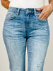 MICA Denim Mid Rise Cigarette Crop Jeans
