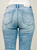MICA Denim Mid Rise Cigarette Crop Jeans