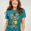 Bubble Gum Zebra Graphic Tee