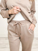 Hamptons Travel Active/Loungewear Set in Cappuccino